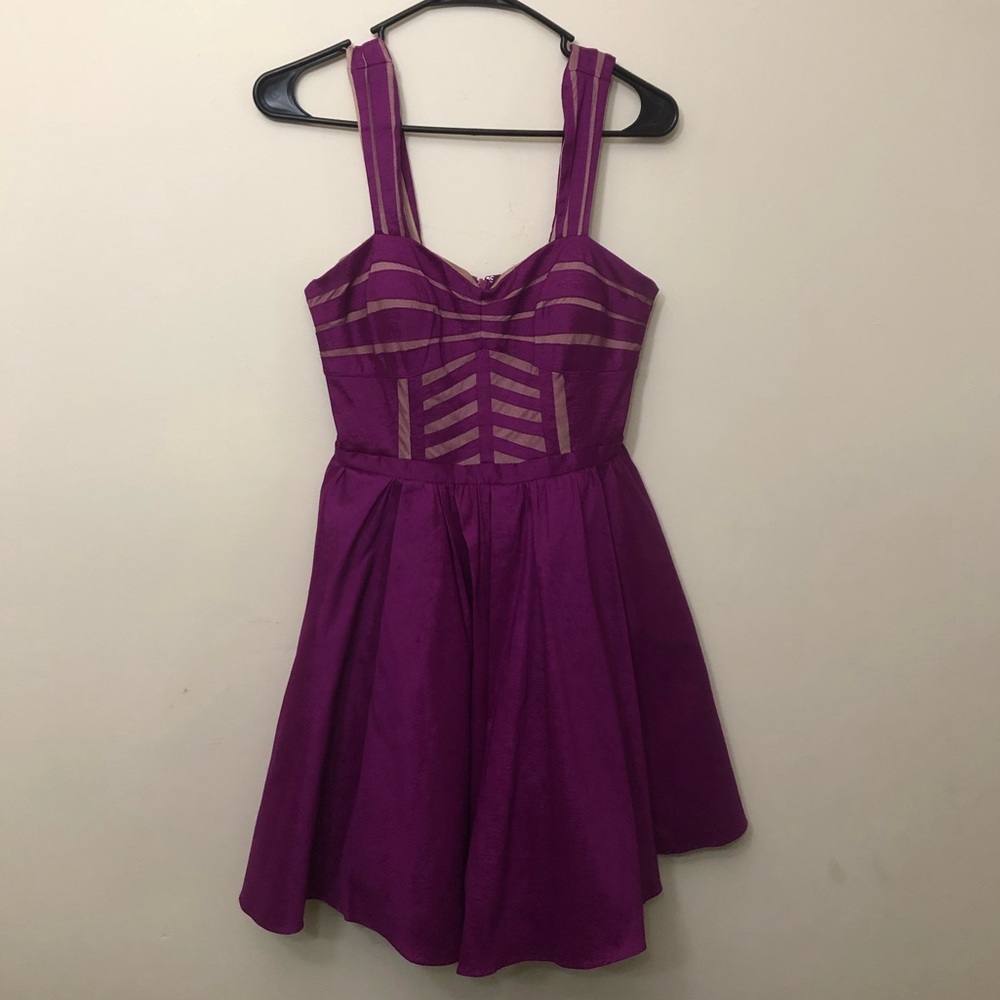 PLUM DRESS - Picture 4 of 5
